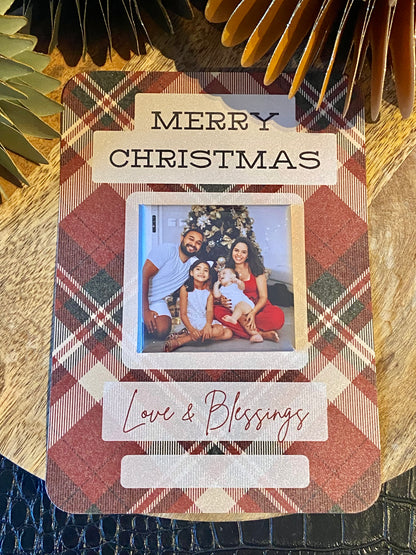 🎄Christmas Card with Magnet | Scripture or Custom Photo (5 designs)